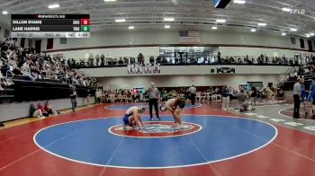 215 lbs Semis & 3rd Wb (16 Team) - Dillon Evans, Social Circle vs Lane Harris, Trion