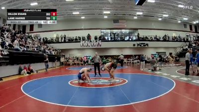 215 lbs Semis & 3rd Wb (16 Team) - Dillon Evans, Social Circle vs Lane Harris, Trion