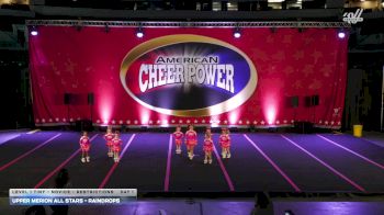 Upper Merion All Stars - Raindrops [2026 L1 Tiny - Novice - Restrictions Day 1] 2026 Cheer Power Trenton Showdown