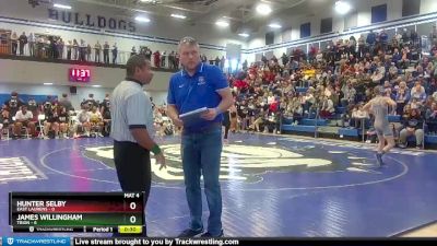 132 lbs Semis & 1st Wb (8 Team) - Gavan Whatley, Pepperell vs JACK FOWLER, Commerce Hs