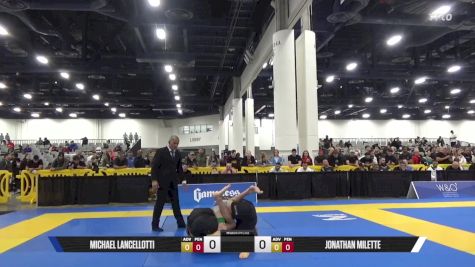 Jonathan Milette vs Michael Lancellotti 2025 World IBJJF Jiu-Jitsu No-Gi Championship