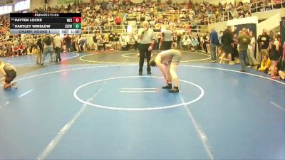 130 lbs Champ. Round 1 - Hartley Winslow, Elgin Comets Youth Wrestling vs Payten Locke, Westfall