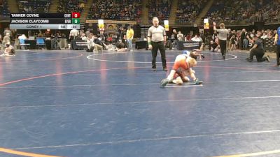 70 lbs Consy 1 - Tanner Coyne, Central Dauphin vs Jackson Claycomb, Everett