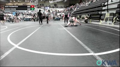 140 lbs Consi Of 4 - Jace Thompson, Red Ryder Wrestling Club vs Jaxon Colvin, Midwest City Bombers Youth Wrestling Club
