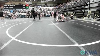 140 lbs Consi Of 4 - Jace Thompson, Red Ryder Wrestling Club vs Jaxon Colvin, Midwest City Bombers Youth Wrestling Club