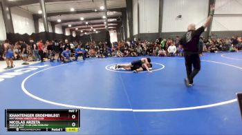 136 lbs Cons. Round 3 - Khantenger Erdembilegt, Mat Demon Wrestling Club vs Nicolas Arzeta, Barlow Mat Club (DBA Barlow Wrestling)