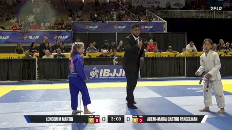 Akemi-Maria Castro Pangelinan vs London M Martin 2026 Pan Kids Jiu-Jitsu IBJJF Championship