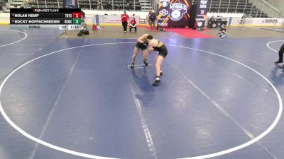 16U Boys - 175 lbs Semis - Rocky Hoffschneider, Bear Cave Wrestling Club vs Nolan Kemp, Team Nazar Training Center