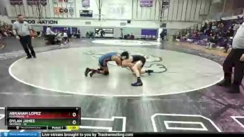 106 lbs Semifinal - Dylan James, Newberg vs Abraham Lopez, Ellensburg