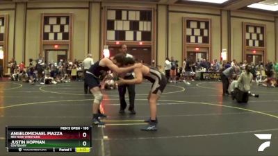 195 lbs Round 5 - Justin Hopman, Centenary vs Angelomichael Piazza, Red Nose Wrestling
