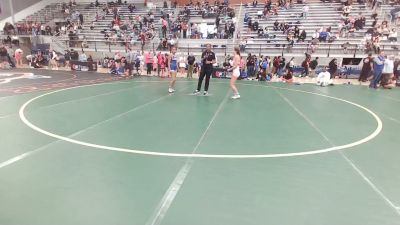 120 lbs Cons. Quarters - Quin Turner, Tough N Technical Wrestling Club (TNTWC) vs Akeela Mitchell, Volcano Vista High School Wrestling