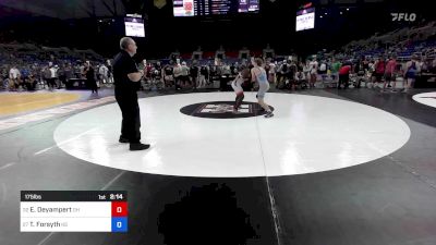 175 lbs Cons 32 #2 - Etheend Deyampert, OH vs Tad Forsyth, KS