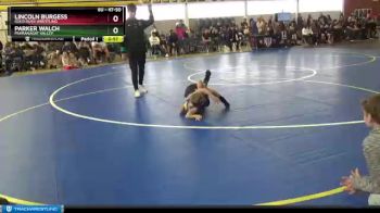 47 lbs Round 2 - Parker Walch, Pahranagat Valley vs Lincoln Burgess, Gold Rush Wrestling