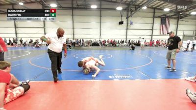 132 lbs Rr Rnd 2 - Isaak SKELLY, FORGE H/S 2 - HSB vs Owen Fol, North Hunterdon - HSB