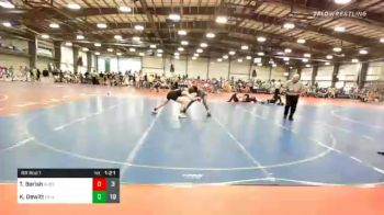 145 lbs Prelims - Tyler Berish, Quest School Of Wrestling Gold vs Kaleab Dewitt, PA Alliance