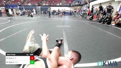 80 lbs Semifinal - Nathan Cruz, Scrap Yard Training vs Mason Byers, D3 Wrestling Cluib