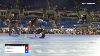 164 lbs Rnd Of 32 - Mariyah Casados, California vs Grace Coleman, Pennsylvania