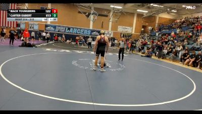215 lbs Semifinal - Carter Egbert, Mountain Crest vs Mack Youngberg, Viewmont
