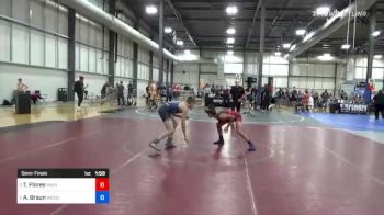 109 kg Semifinal - Theodore Flores, Maine Eagles vs Alex Braun, Woodbury