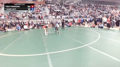 65 kg Quarters - Riley Hanrahan, Team Nazar Training Center vs Louise Juitt, Hornets Wrestling Club