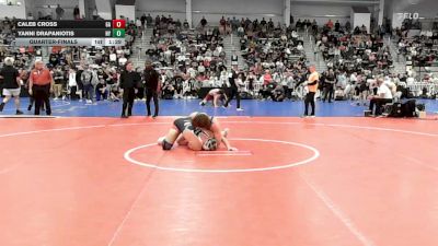 182 lbs Quarterfinal - Caleb Cross, GA vs Yanni Drapaniotis, NY