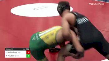 121 lbs Round Of 16 - Ethan Grimminger, Servite vs Alec VanBebber, Kingsburg