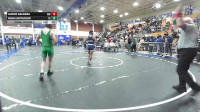 144 lbs Cons. Round 3 - Jaicob Saldana, Carter vs Noah Kritscher, Thousand Oaks