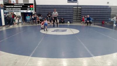 40 lbs Champ. Round 1 - Knoxton Marovich, Idaho vs Arlow Cervantes, Ontario Animals Wrestling
