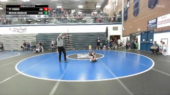 52 lbs Champ. Round 2 - Bexon Neibaur, East Idaho Elite Wrestling Club vs Ty Ferro, Cougar Wrestling Club
