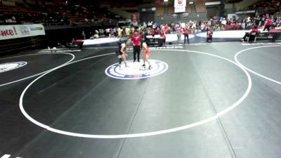 130 lbs Isabell Jardinez, SCVWA - Santa Clara Valley Wrestling Association vs Ilianna Cosic, LAWA - Los Angles Wrestling Association