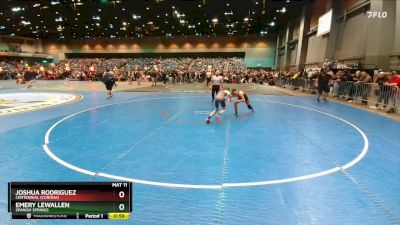 106 lbs Cons. Round 3 - Emery Lewallen, Spanish Springs vs Joshua Rodriguez, Centennial (Corona)