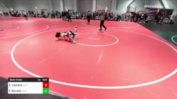 132 lbs Semifinal - Ezekiel Lazcano, Phox Raw WC vs Fernando Barreto, Pounders WC