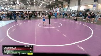 83 lbs Champ. Round 1 - Jacob Moss, Maverick Elite Wrestling Club vs Urian Aguilar, El Paso Wildcats Wrestling Club