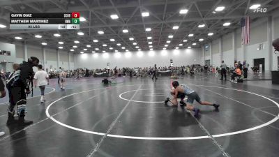 95 lbs Rr Rnd 3 - Gavin Diaz, Scorpions NJ - EL vs Matthew Martinez, Roundtree Wrestling Academy - EL