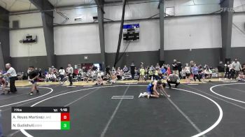 77 lbs Rr Rnd 2 - Abraham Reyes Martinez, Lake Stevens WC vs Nathaniel Gudishvili, Askeo International Mat Club