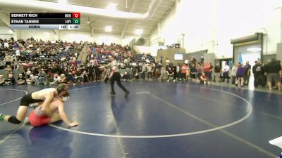 138 lbs Semis - Ethan Tanner, Lone Peak vs Bennett Rich, Mountain Ridge