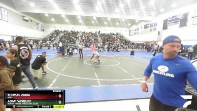 136 lbs Round 1 - Adam Vasquez, Rough House Wrestling Club vs Thomas Zubia, GWC