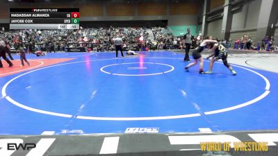 135 lbs Consolation - Hadassah Almanza, California vs Jaycee Cox, Sperry Wrestling Club