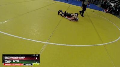 80 lbs Cons. Round 1 - William Buyck, TMBWWG vs Griffin Cunningham, Owatonna Wrestling Academy