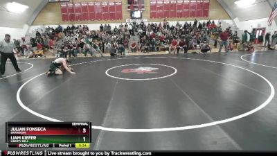 157 2B Semifinal - Julian Fonseca, Okanogan vs Liam Kiefer, Liberty Bell