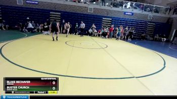 195 lbs Quarterfinal - Blake Bechaver, Jerome vs Buster Church, Idaho Gold