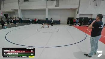 72 lbs Round 2 - Maddison Smith, Texas Wrestling Academy vs Athena Reno, West Texas Grapplers Wrestling Club