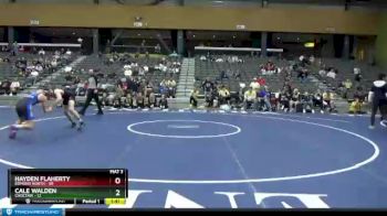 126 lbs Quarterfinals (8 Team) - Cale Walden, Choctaw vs Hayden Flaherty, Edmond North