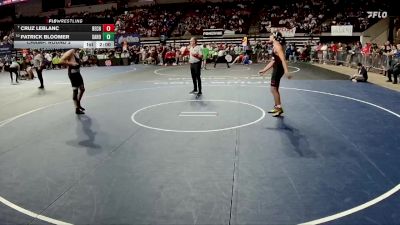 D 2 190 lbs Champ. Round 2 - Cruz LeBlanc, Belle Chasse vs Patrick Bloomer, Sam Houston