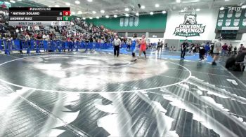 285 lbs Champ. Round 2 - Nathan Solano, Alta Loma vs Andrew Ruiz, California School For The Deaf, Riverside