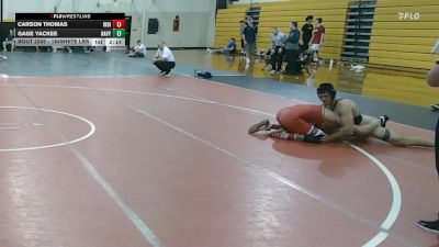 184White lbs Rr Rnd 1 - Carson Thomas, Indiana vs Gage Yackee, Navy