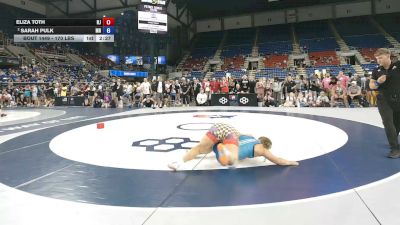 170 lbs Champ. Rd Of 32 - Eliza Toth, New Jersey vs Sarah Pulk, Minnesota