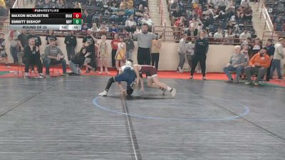 105_B lbs Round Of 32 - Maxon McMurtrie, Bradford vs Emmitt Bishop, Mifflin County
