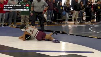 132 lbs Cons. Round 2 - Jayvion Hicklen-Brown, SJCI vs Alex Rojas, Holy Trinity
