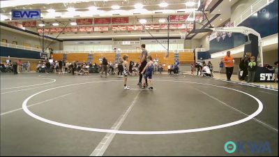 43 lbs Quarterfinal - Kenneth Taylor, Harrah Little League Wrestling vs Colin Hunt, Standfast OKC